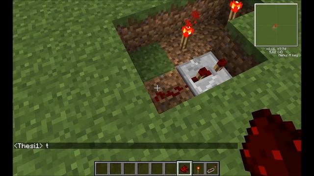 Minecraft IRedstone : 001# - T-Flip Flop