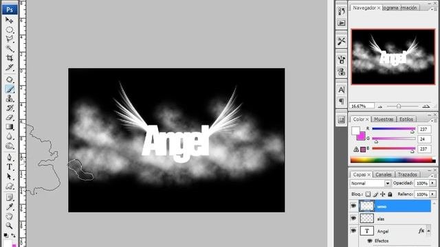 Hacer letra en fotoshop cs3