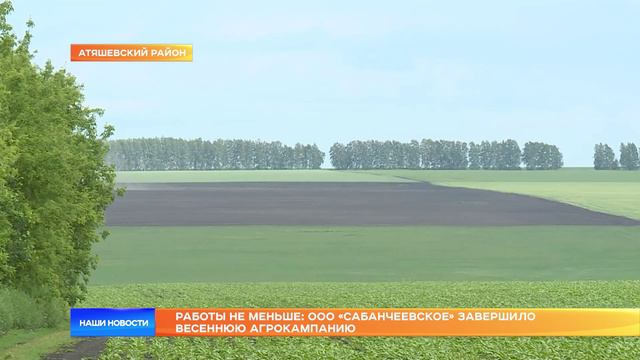 Работы не меньше: ООО «Сабанчеевское» завершило весеннюю агрокампанию