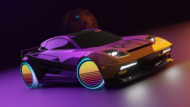 RocketLeague Diestro - Blender 2.80 EEVEE