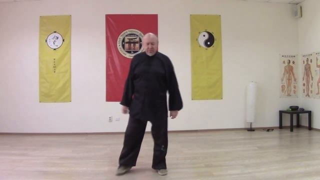 Учебное видео.  Тайцзицюань стиль чень.  3 - 6 шаг. 2021 год