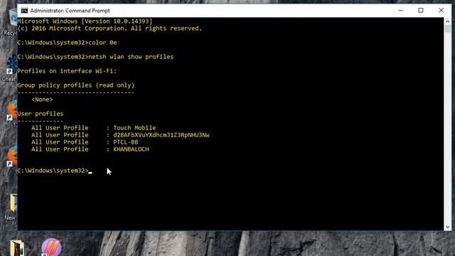 WiFi hack  all User profile  password show (step by step ) 2019