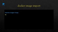Command - docker image import