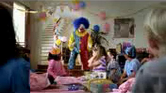 Funny Clown Scaring Kids Commercial