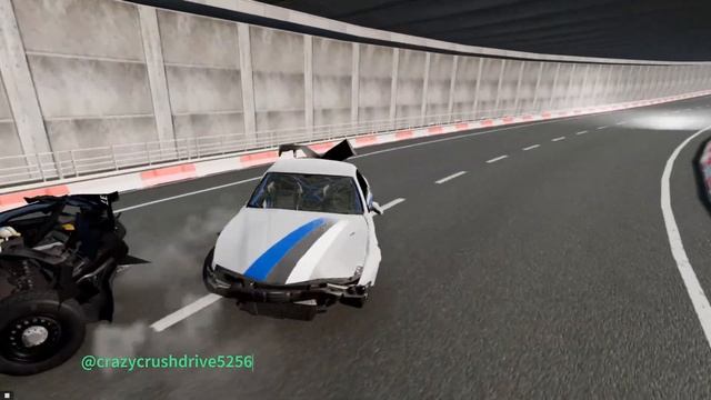 Insane Cars in Action: BeamNG Drive Simulation Police Chase
