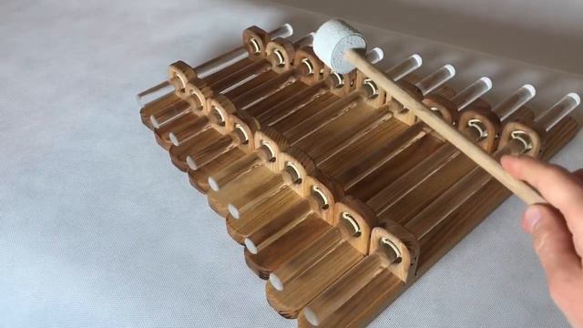 Стержневой Чакрафон Хрустальный звон  на 9 клавиш от Дом Звука Рыбиных