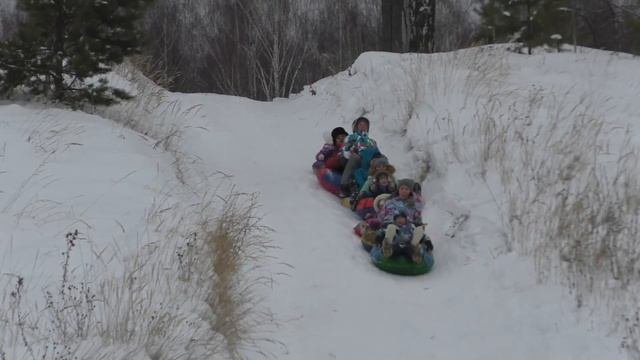 Ижевск 2019. В Чернушке. Источник. Тьюбинг.  3 января 2019г.