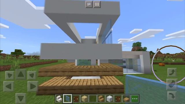 Дом Хай Тек с бассейном за 10 минут в Minecraft