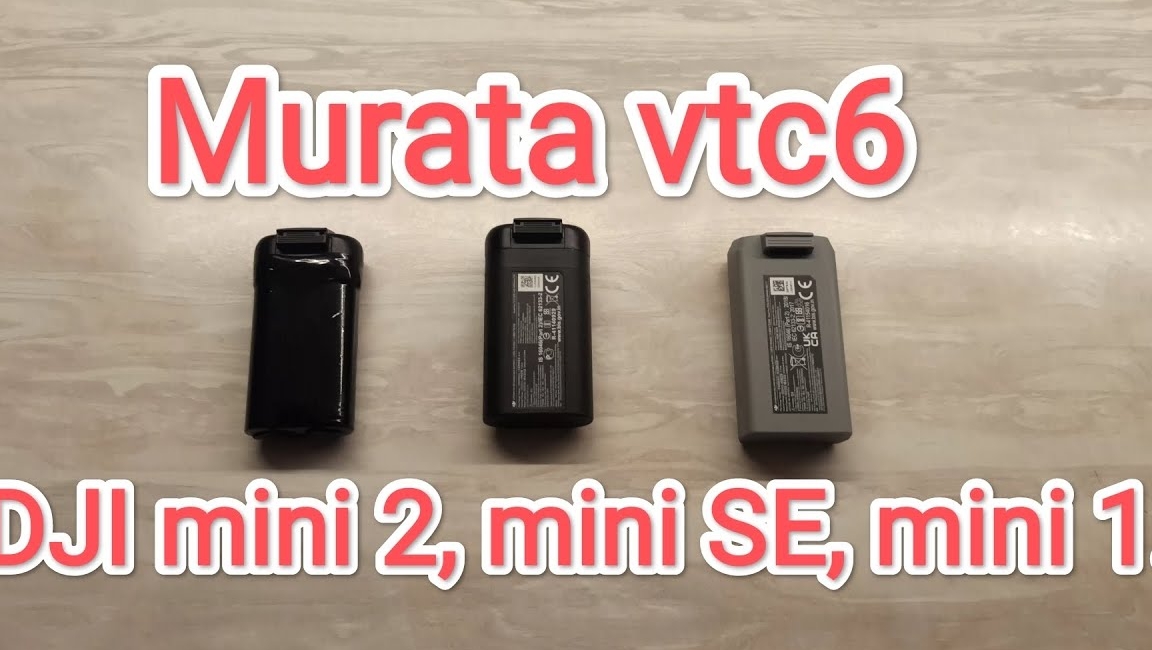 MURATA VTC6,  DJI mini 2, mini SE, mini 1