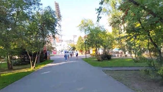 NOVOSIBIRSK 4K WALK THROUGH CENTRAL PARK