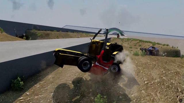 Wow! The High Speed Jump Car #02 | Tesla No.289 |