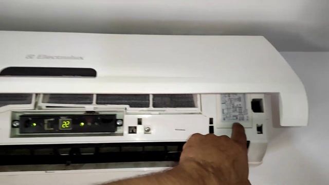 Ar split Electrolux, código de erro, led Power piscando