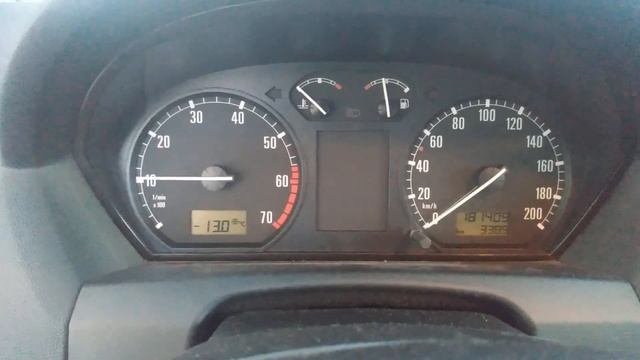 Škoda Fabia 1.4MPI Cold Start -13°C