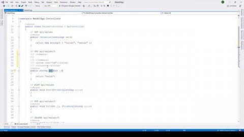 Visual Studio 2019 - ASP.NET MVC Web API Documentation