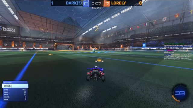 Dark(?) vs Lorely | Rocket League 1v1 Showmatch