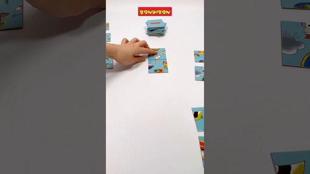 Настольная игра "ЛОГОМОЗАИКА.ЗВУКИ [Ч] и [Щ]" Играй Думай Учись #bondibon,#длядетей,#развивающая