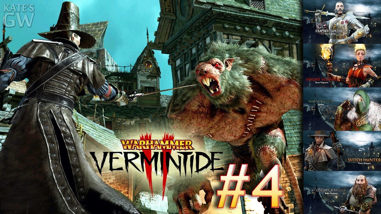 Warhammer: Vermintide 2 ➤ВИКТОР ЗАЛЬЦПАЙР. ДРУЖНО РЕЖЕМ КРЫС. КООПЕРАТИВ (Coop). Part #4.