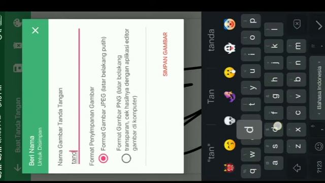 cara menambah tanda tangan di wps excel android