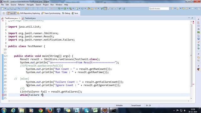 Junit Failure Class