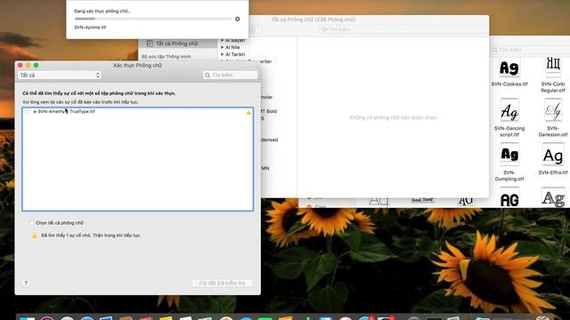 Hướng dẫn cài Font trên Macbook với Font Book.