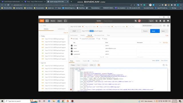 Create APIs using Laravel Passport and test them in Postman