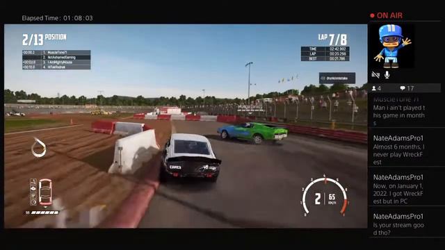 Not Ashamed Gaming's Wreckfest Live