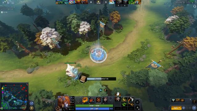 Впервые на Урсе(Ursa).Супер (Tidehunter).Сингл(Single Draft).DOTA 2.