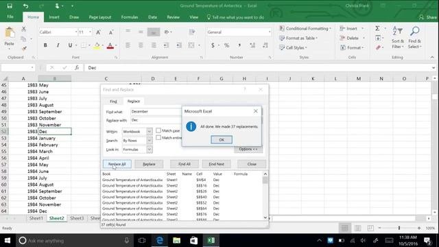 Microsoft Excel 2016 - Module 2: Navigate in Worksheets and Workbooks