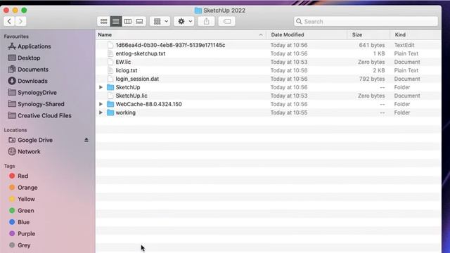 Reset SketchUp Pro by Deleting login_session.dat on Mac