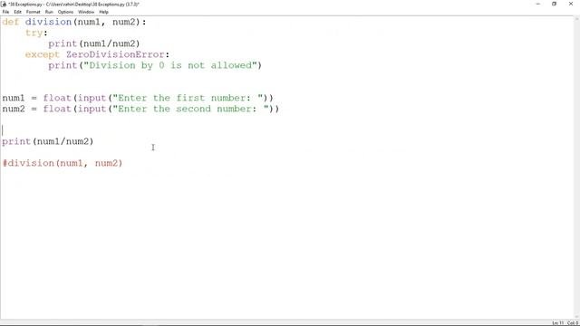 38 ENG Python 3   Introduction to exception handling