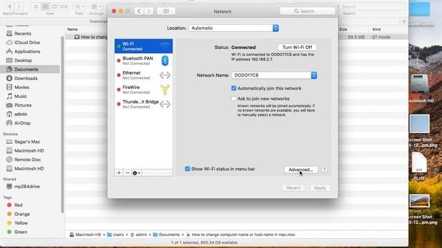 How To Find IP And MAC Addresses Of Wifi And Ethernet In Mac