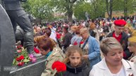 Жители Краснодара развернули Георгиевскую ленту длиной 2 километра