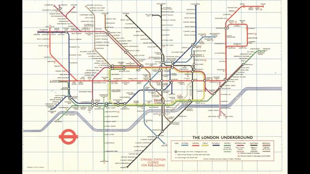 Схема метро Лондона