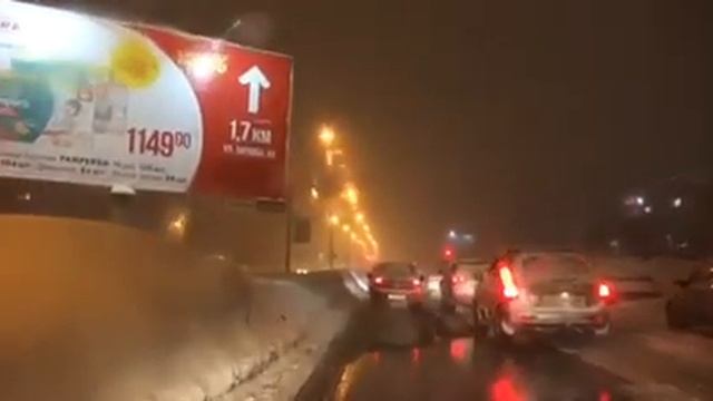 Очередной снегопад в Саратове