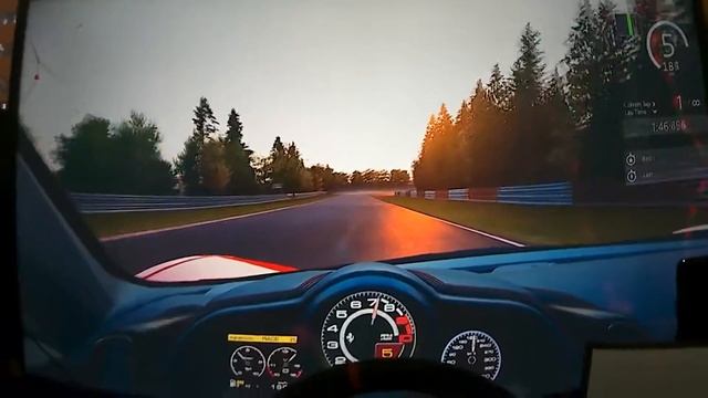 ⏱ONLINE fight Ferrari VS Porsche on Nordschleife Tourist Assetto Corsa T300RS