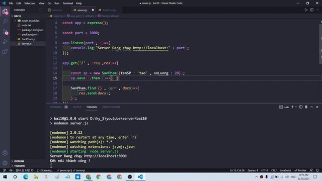 Mongoose là gì ? Tạo Database MongoDB và Server