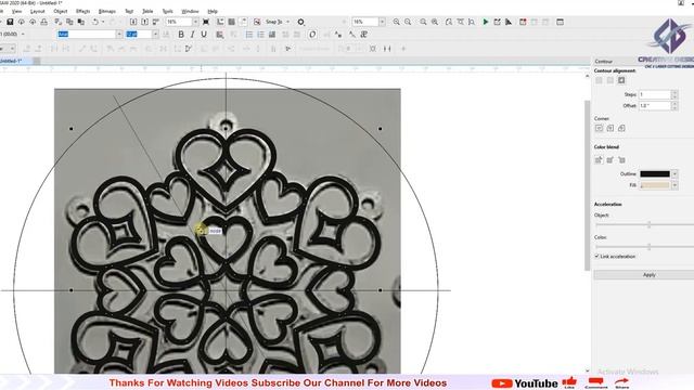 2D design In corel draw | Jafri design | Mashrabiya in Corel draw