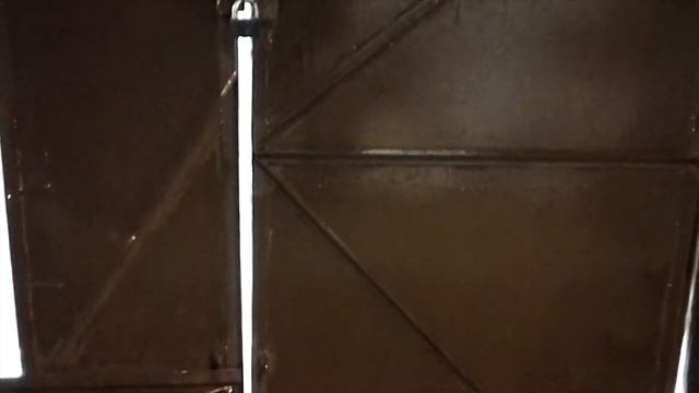 Окончание покраски ворот гаража