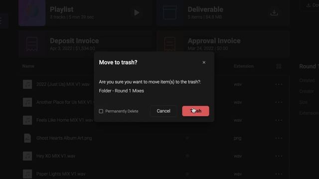 Delete Assets - HitSend How to