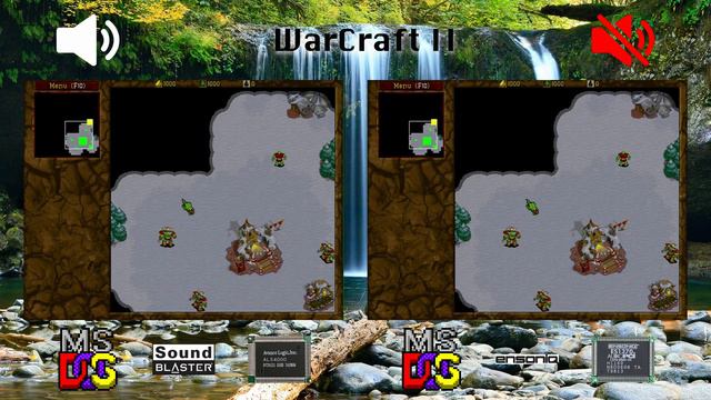 [OVM] WarCraft II (ALS4000 vs ES1370, SoundScape)