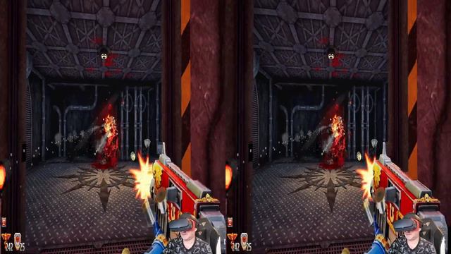 [4K] Playing WARHAMMER 40k BOLTGUN in 3D in a VR Headset with HEAD TRACKING! // Oculus Rift S