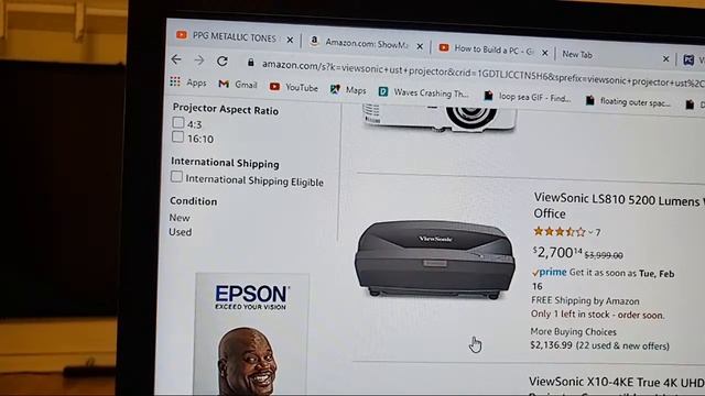 New UST viewsonic projector? & NEW ADV ALR ULTRA NOVA 17