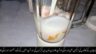 Mango and peach milk shake First time recipe in youtube imran ali desi foods