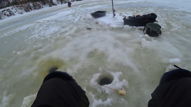 ОТКРЫЛ СЕЗОН НА ПОПЛАВОК КРУПНОЙ РЫБОЙ! рыбалка. МР.