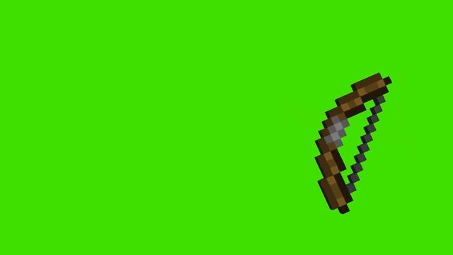 Minecraft Bow & Arrow - Green Screen (FREE)