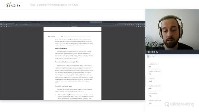 Is Rust a programming language of the future?  Rust Webinar
