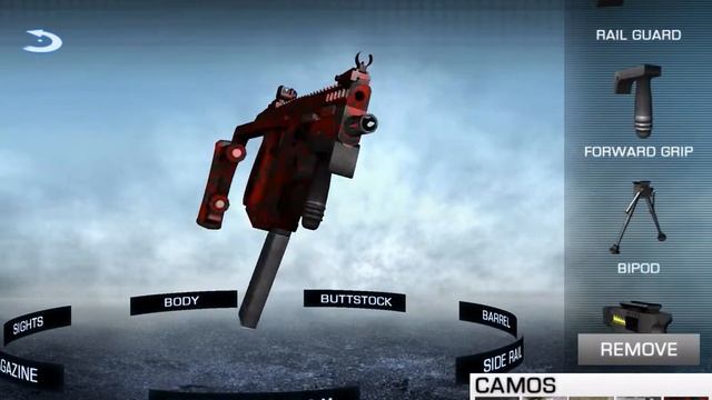Gun builder 3D-skin showcase