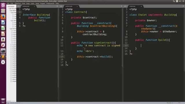 Php orienté objet : Patron de conception  Dependency injection solution