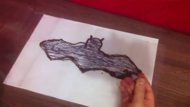Halloween Летучая мышь из шоколада!