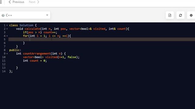 Beautiful Arrangement | LeetCode 526 | C++, Java, Python